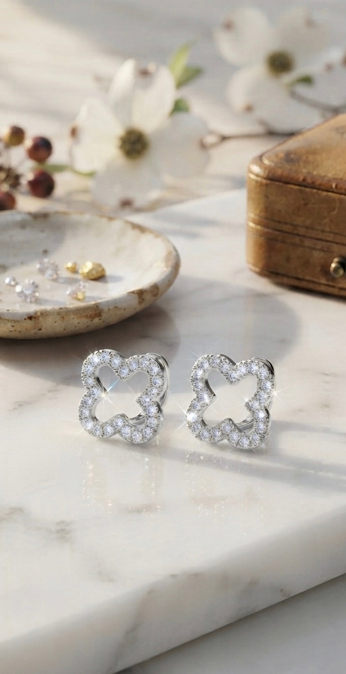 Boucles d’Oreilles Trèfle Chic