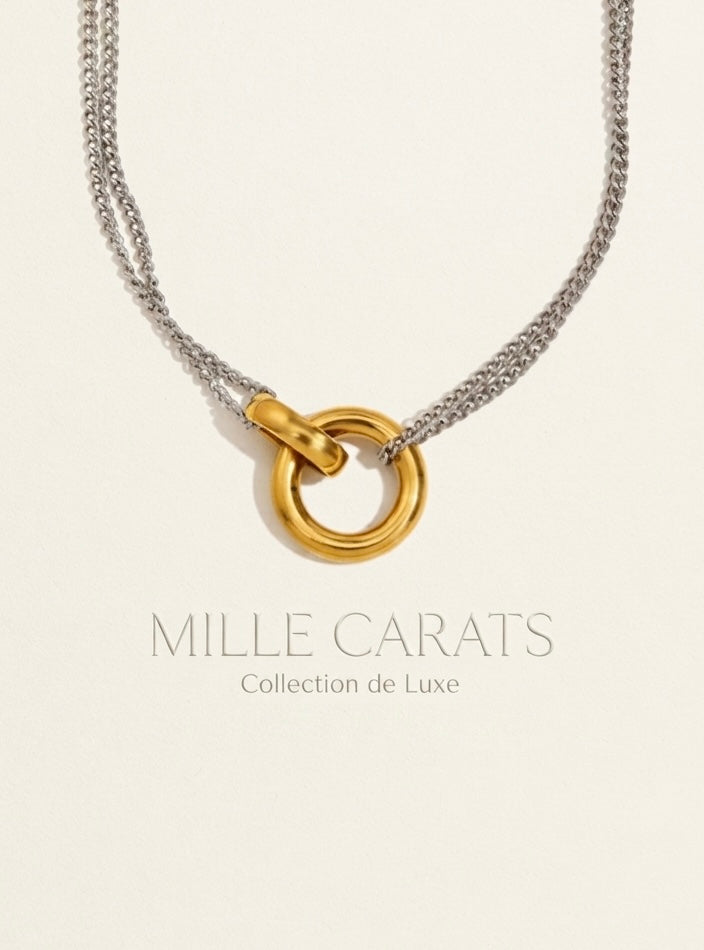 Collier Double Chaîne