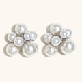 Boucles d’Oreilles Grappe de Perles